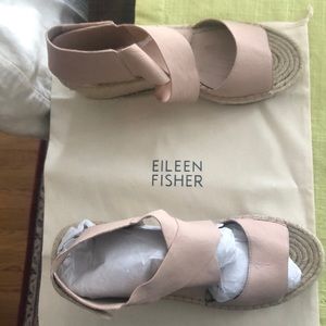 Eileen Fisher Willow espadrille in Desert